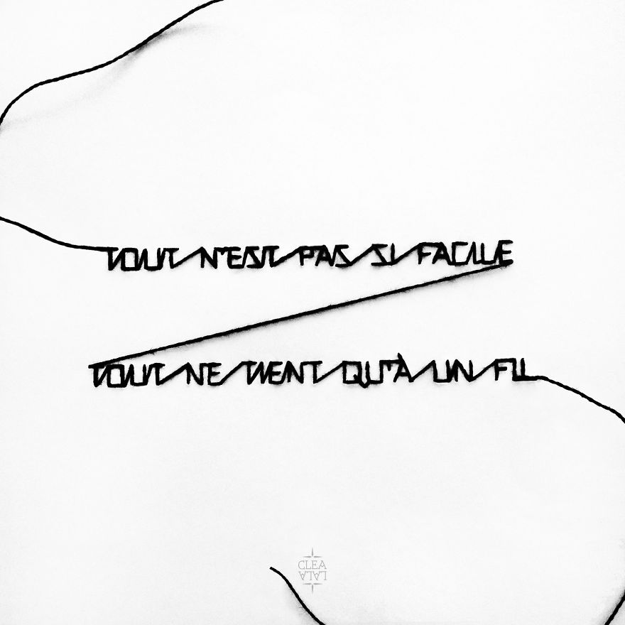 Embroidered Art That I Create On Paper