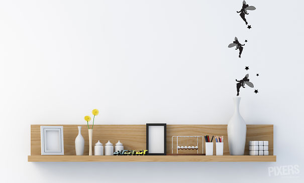 Fairies Flying Out Of A Vase