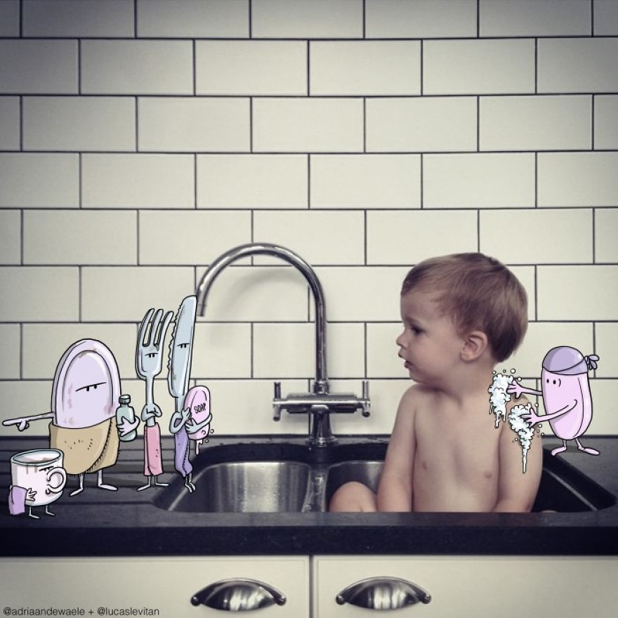 Illustrator Adds Funny Cartoons To Strangers&rsquo; Instagram Photos (Part 2)