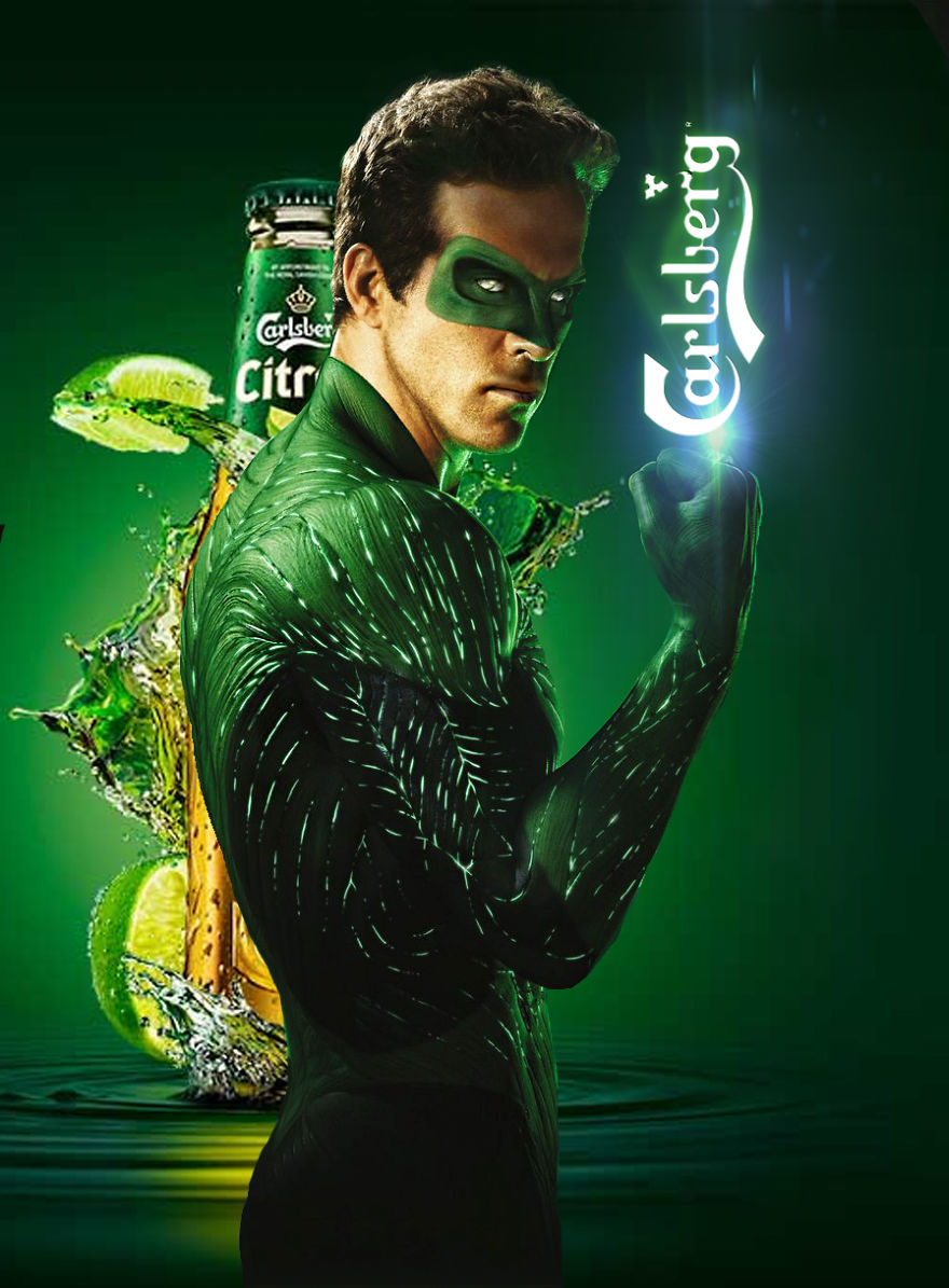 Graphic Designers Give Superheroes And Villains A Day Job Endorsing Products