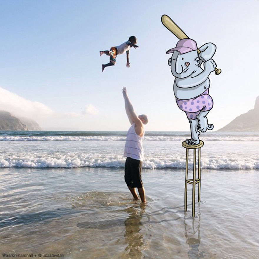 Illustrator Adds Funny Cartoons To Strangers’ Instagram Photos (Part 2) Illustrator Adds Funny Cartoons To Strangers’ Instagram Photos (Part 2)