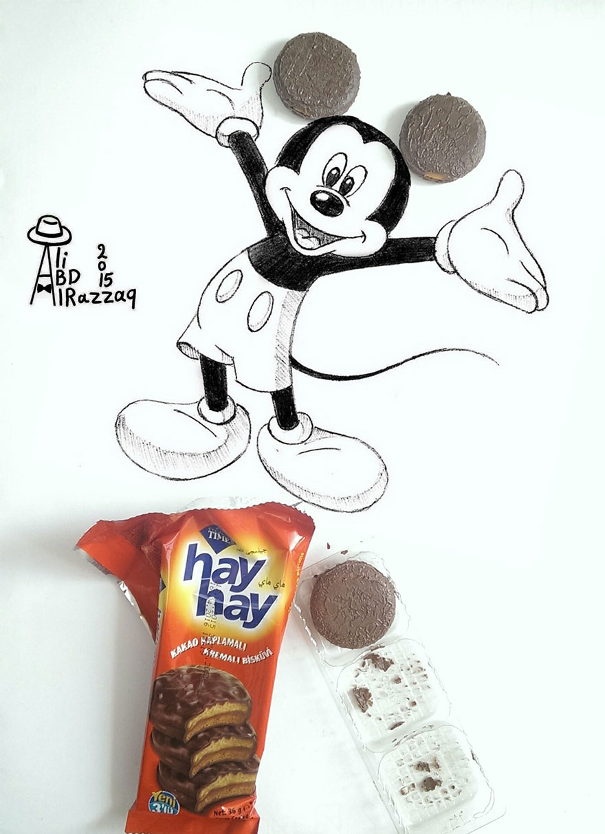 I Draw Interactive Illustrations Using Everyday Objects (part 3)