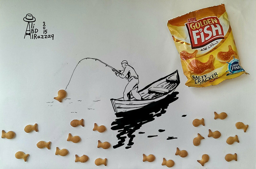 I Draw Interactive Illustrations Using Everyday Objects (part 3)