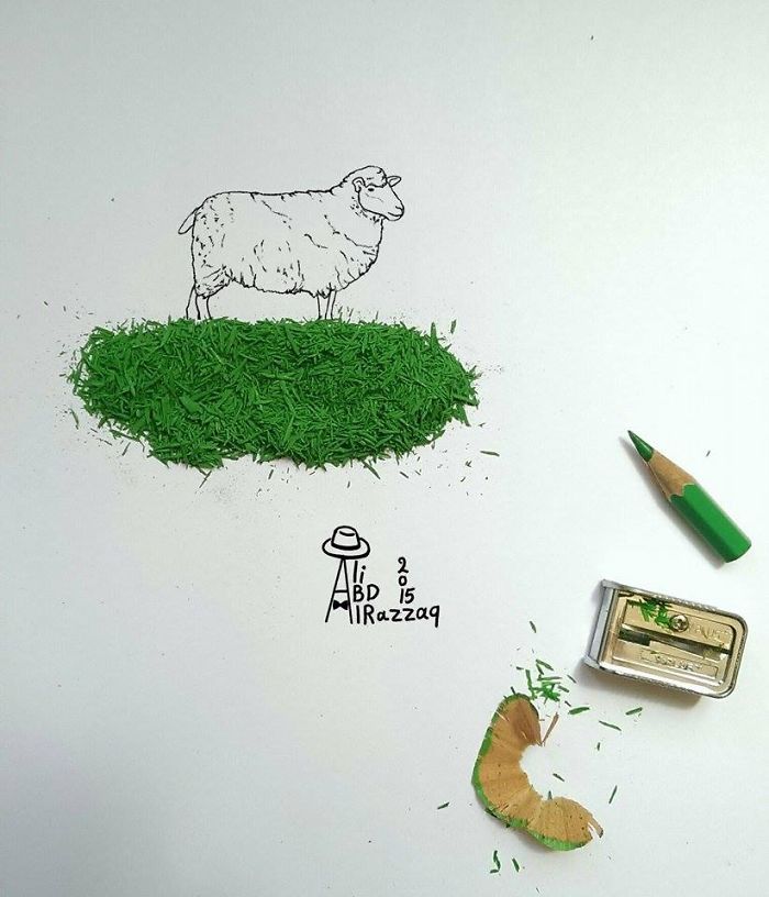 I Draw Interactive Illustrations Using Everyday Objects (part 3)