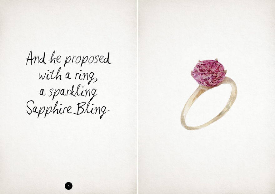 I Wrote This Sweet Tale Of A Girl Who Could Not Marry As Her Ring Finger Is Missing.