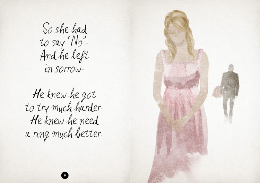 I Wrote This Sweet Tale Of A Girl Who Could Not Marry As Her Ring Finger Is Missing.