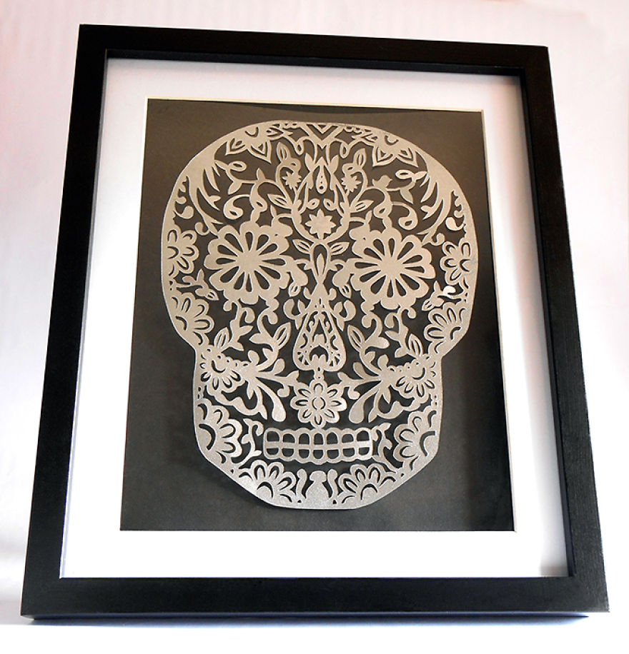 I Create Intricate Papercut Designs From Single Sheets Of Paper