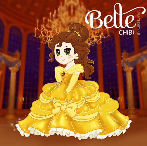 I Draw Cute Disney Princesses Chibi Style