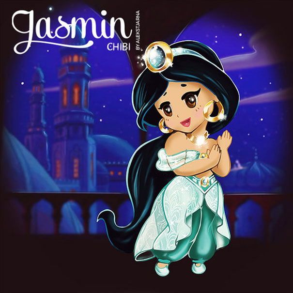 I Draw Cute Disney Princesses Chibi Style