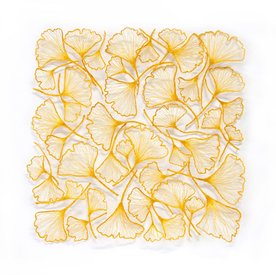 I Use A Sewing Machine To Capture Nature's Fragile Beauty With Embroidery I Use A Sewing Machine To Capture Nature's Fragile Beauty With Embroidery