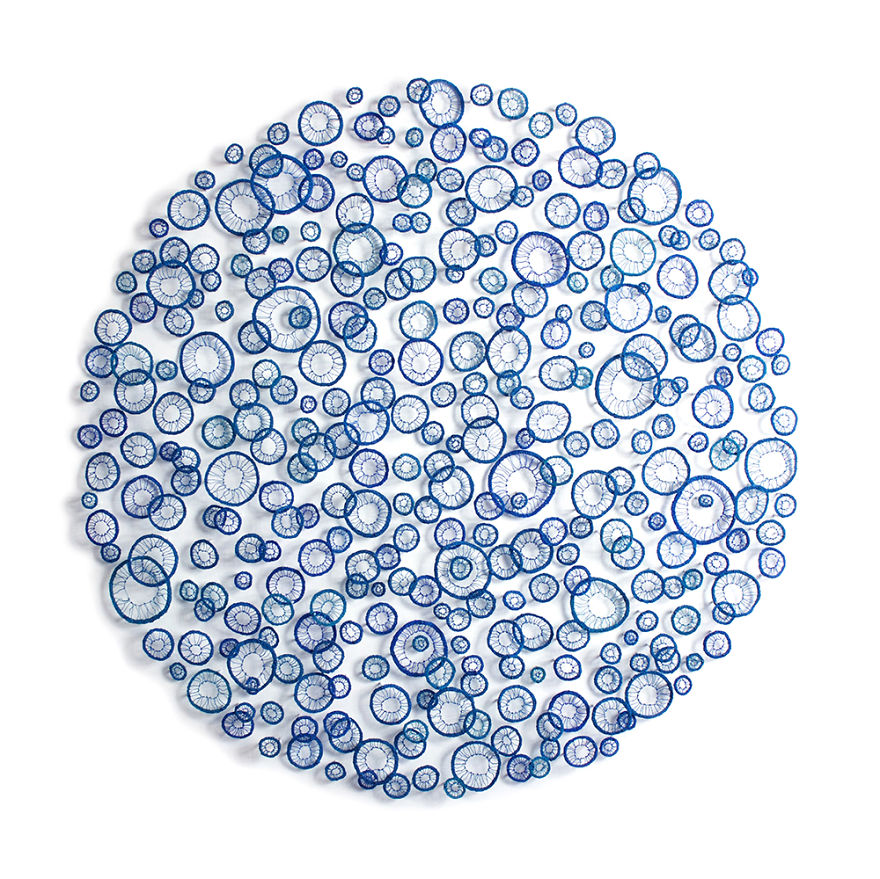 I Use A Sewing Machine To Capture Nature's Fragile Beauty With Embroidery