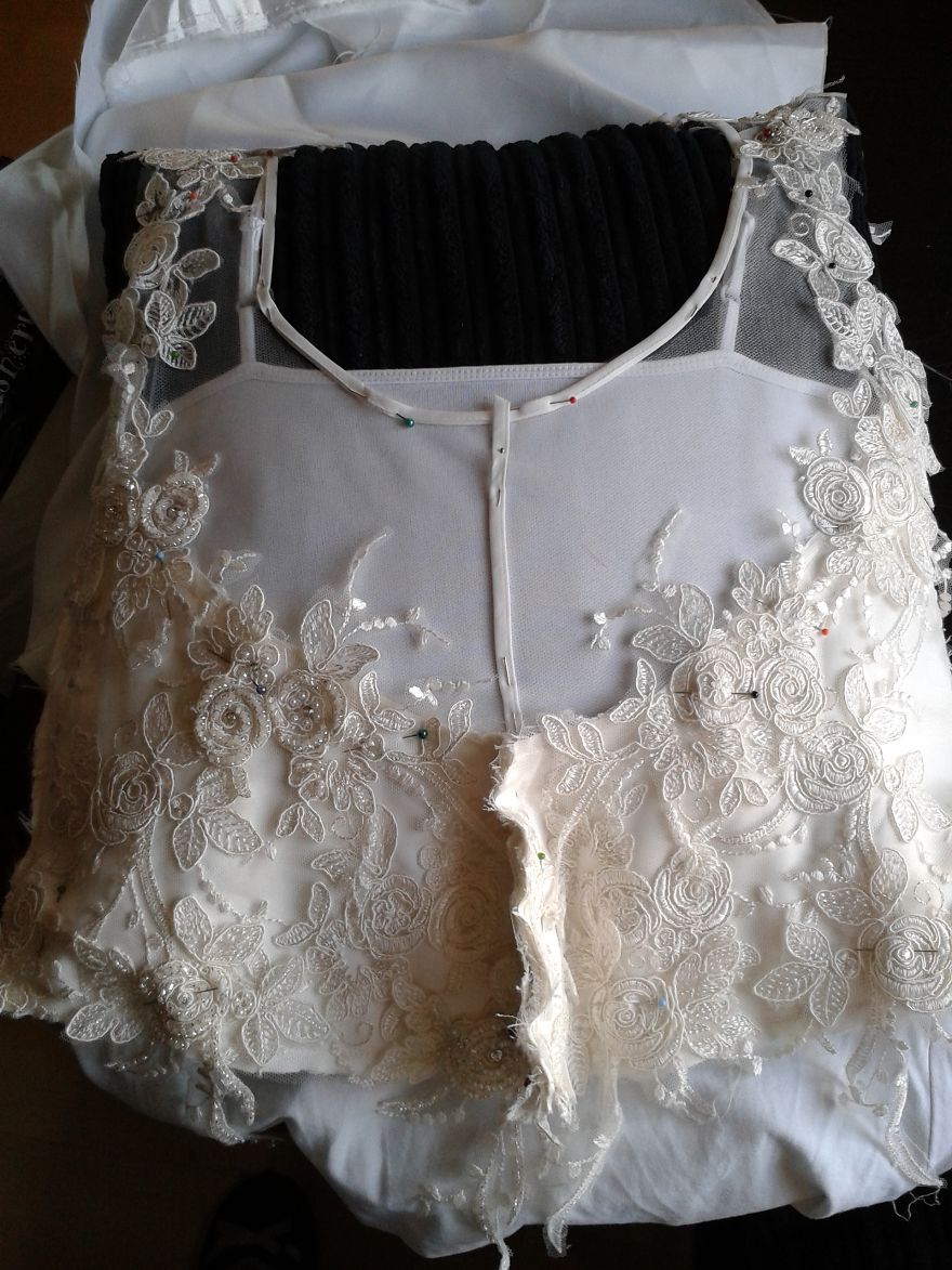 I Transformed A £150 Charity Shop Dress To My £1500 Wedding Dress