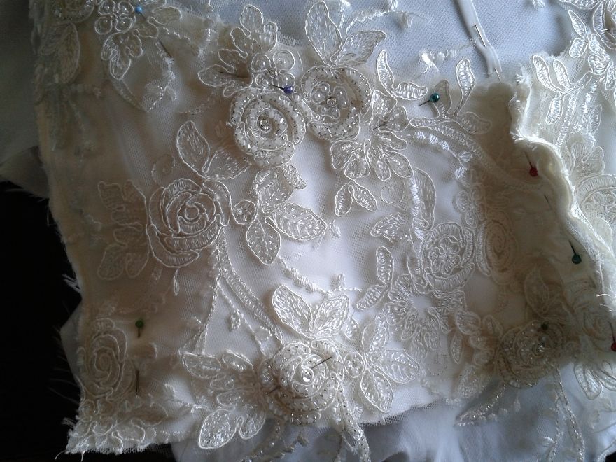 I Transformed A £150 Charity Shop Dress To My £1500 Wedding Dress