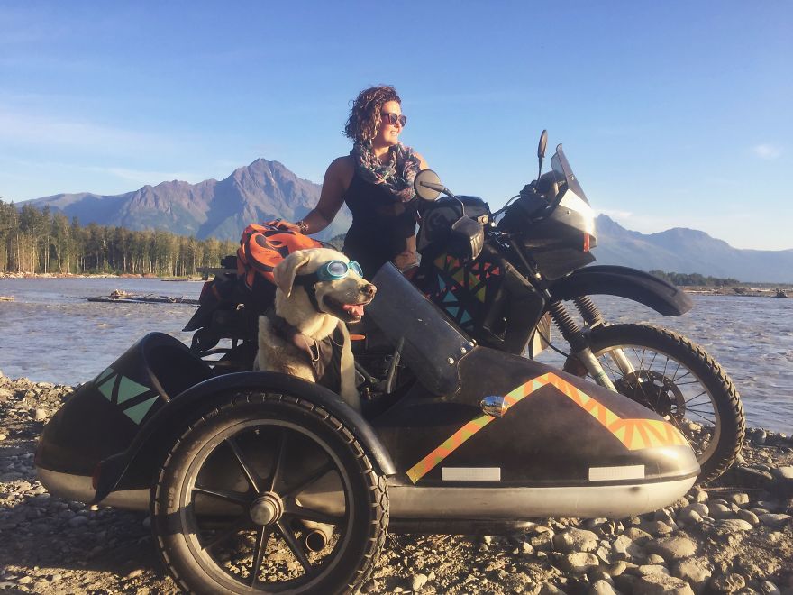 I Motorbiked 6,000 Miles To Alaska With My Dog And We're Still Going
