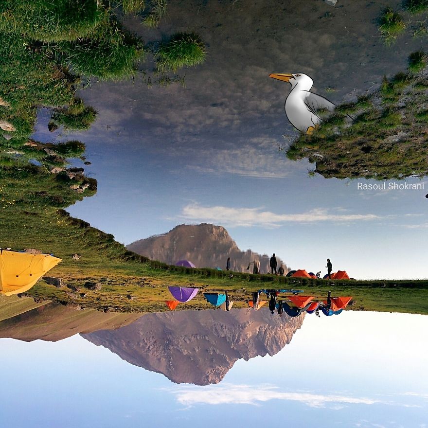 I've Challenge The Perception Of Space By Adding Simple Dreamy Doodles On My Photos.