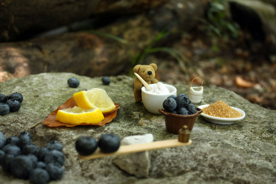Learn How To Make Blueberry Jam With This Tiny Bear Learn How To Make Blueberry Jam With This Tiny Bear