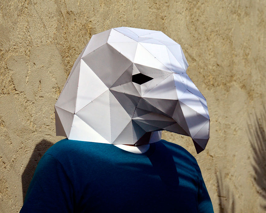 Make Your Own Geometric Animal Mask Make Your Own Geometric Animal Mask