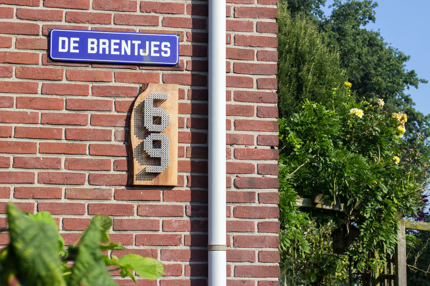 I Needed Home Numbers For My New House So I Came Up With This DIY Idea