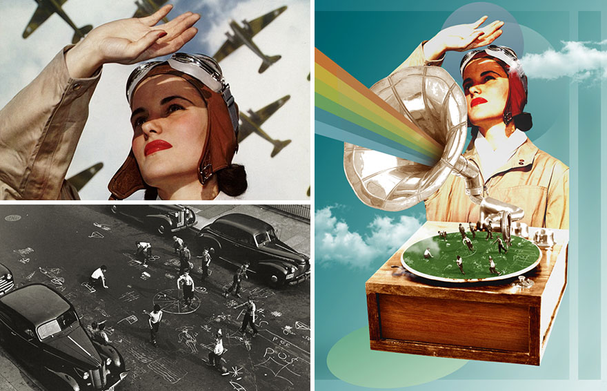 I Turn Old Photos Into Modern Illustrations I Turn Old Photos Into Modern Illustrations