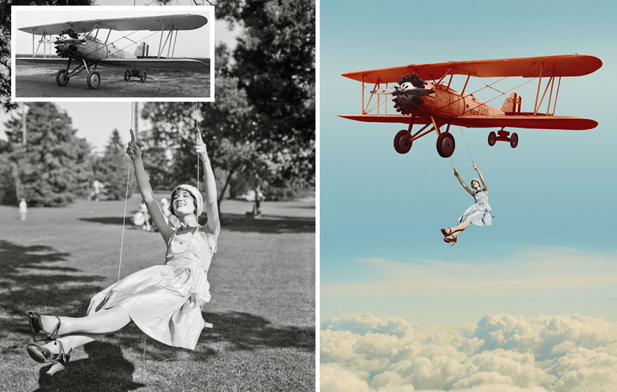 I Turn Old Photos Into Modern Illustrations