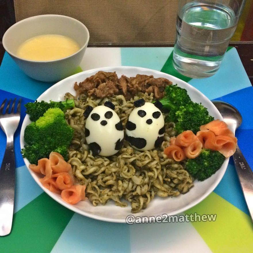 I Make Panda-Inspired Food For My 4 Children