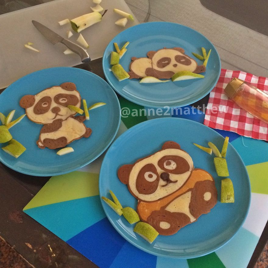 I Make Panda-Inspired Food For My 4 Children