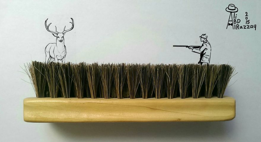 I Draw Interactive Illustrations Using Everyday Objects (part 3)