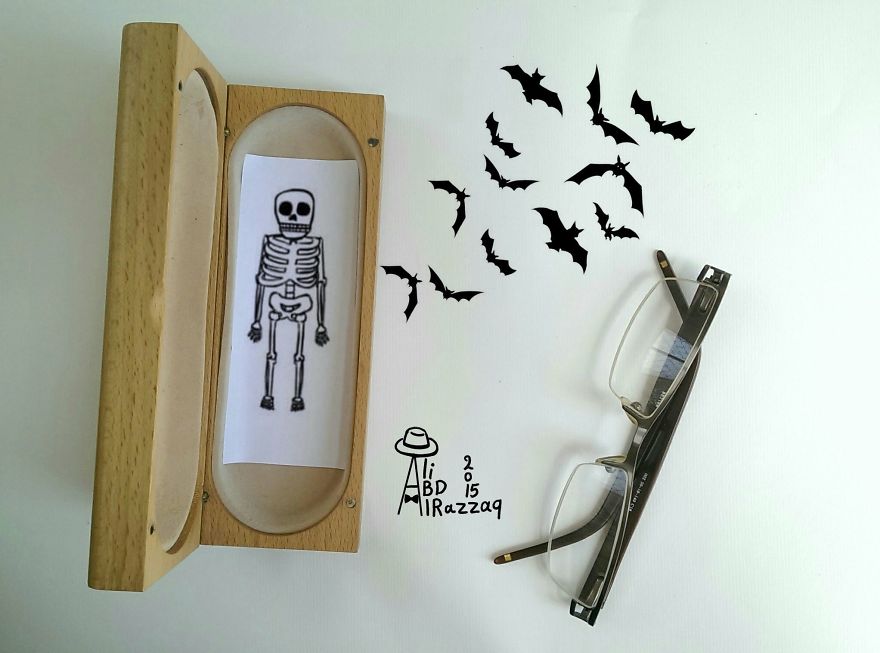 I Draw Interactive Illustrations Using Everyday Objects (part 3)