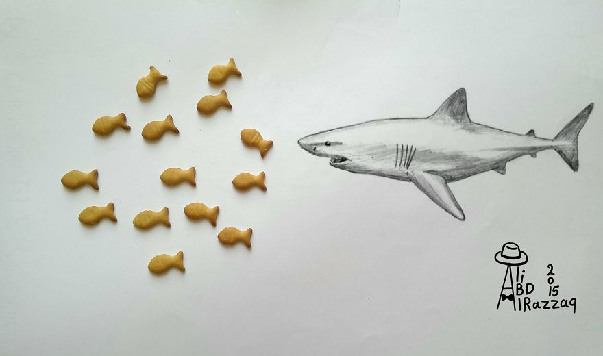 I Draw Interactive Illustrations Using Everyday Objects (part 3)