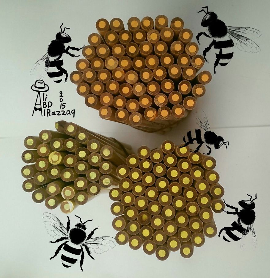 I Draw Interactive Illustrations Using Everyday Objects (part 3)