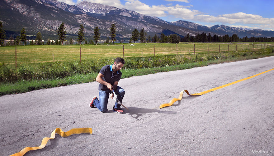 I Combine Wildlife And Urbanism Into Surreal Art