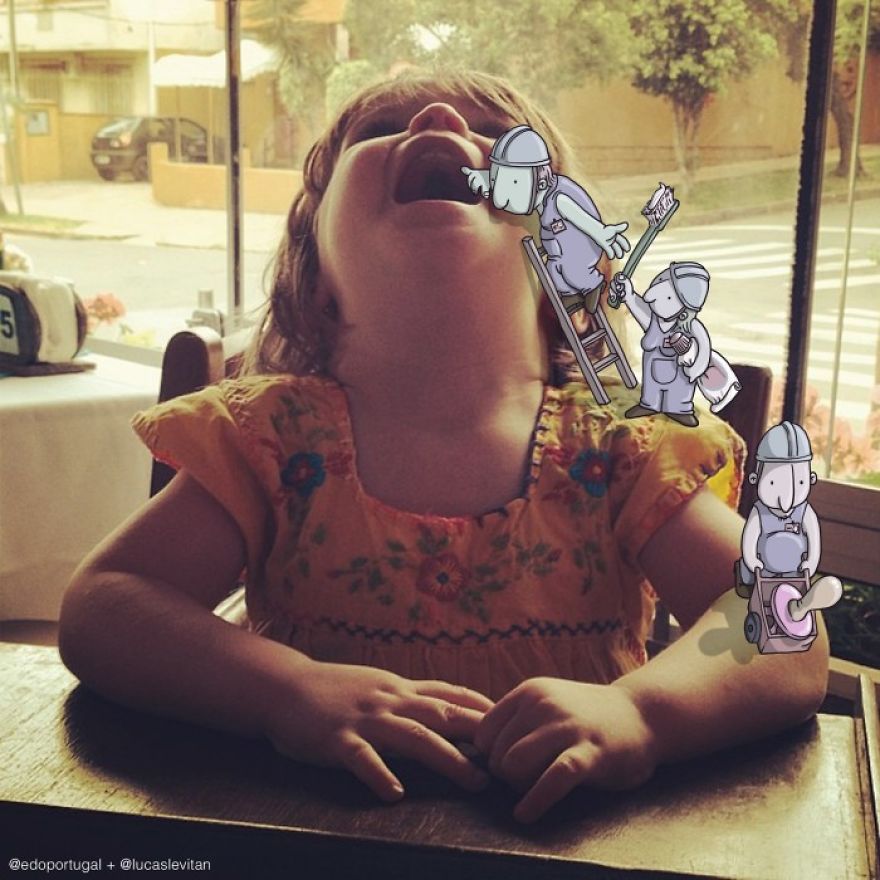 Illustrator Adds Funny Cartoons To Strangers’ Instagram Photos (Part 2) Illustrator Adds Funny Cartoons To Strangers’ Instagram Photos (Part 2)