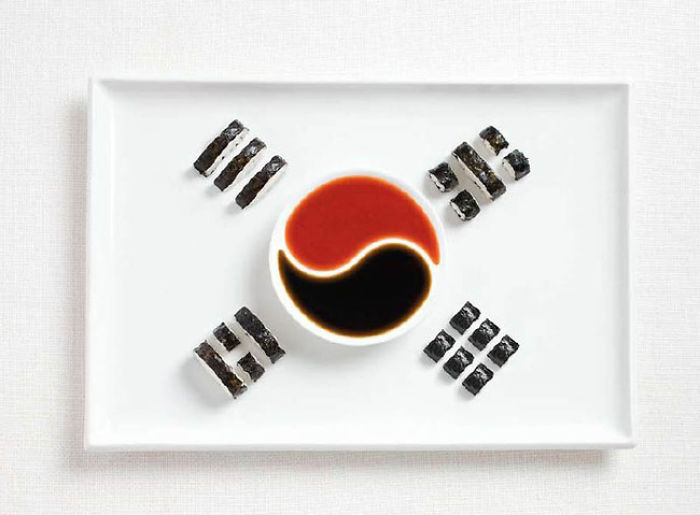 National Flags Made & Cooked Up From Each Country&rsquo;s Traditional Foods
