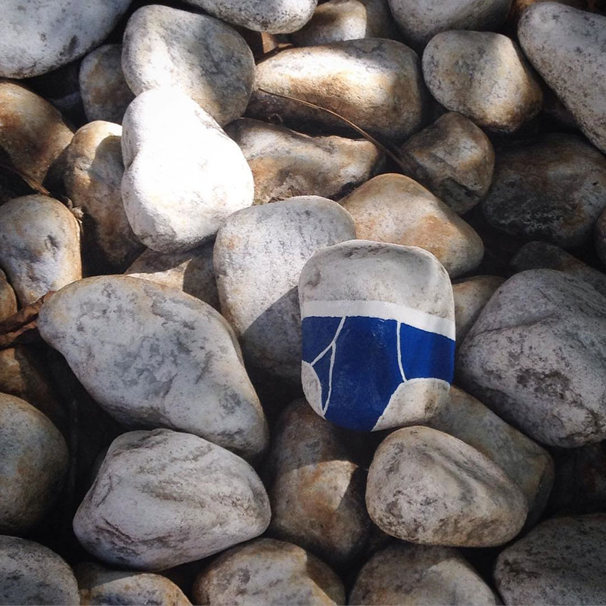 I Paint Underpants On Rocks To Criticize Nudity Censorship