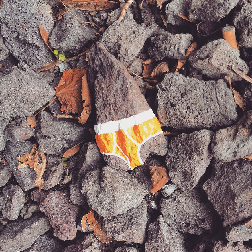 I Paint Underpants On Rocks To Criticize Nudity Censorship