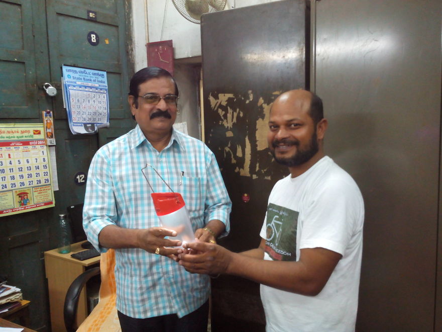 This Man Is Pedalling Against Acid Attacks