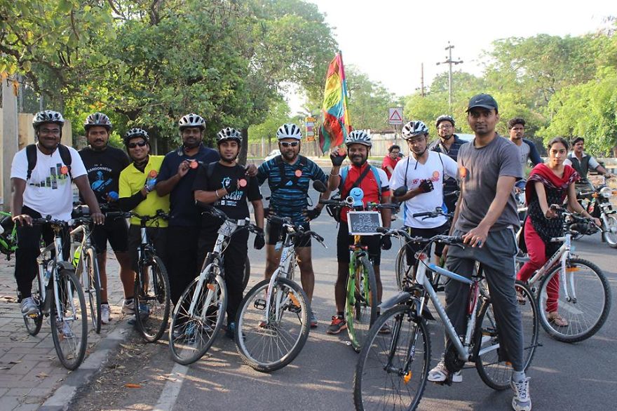 This Man Is Pedalling Against Acid Attacks