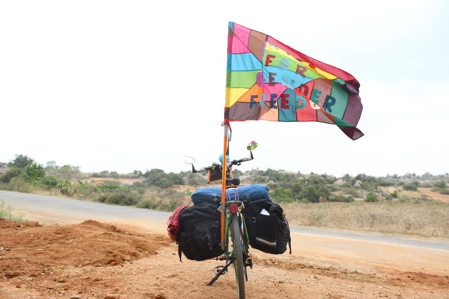 This Man Is Pedalling Against Acid Attacks