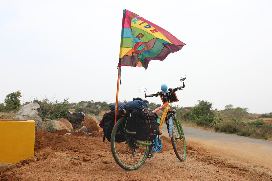 This Man Is Pedalling Against Acid Attacks