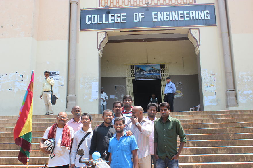 This Man Is Pedalling Against Acid Attacks