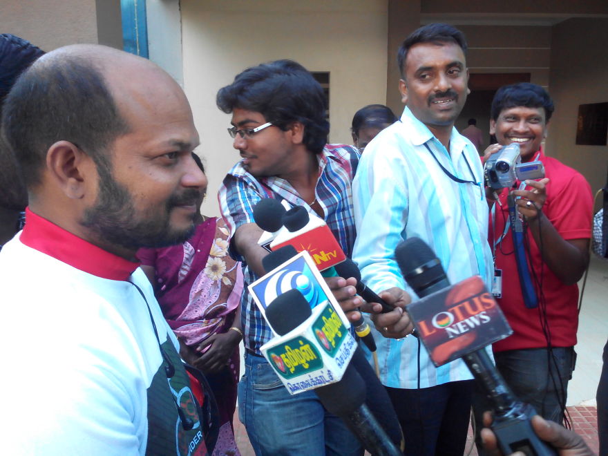 This Man Is Pedalling Against Acid Attacks