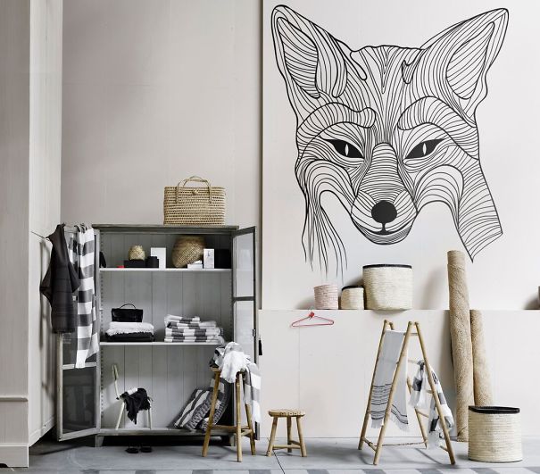 Ghostly Fox Observes You From Another Side Of The Wall