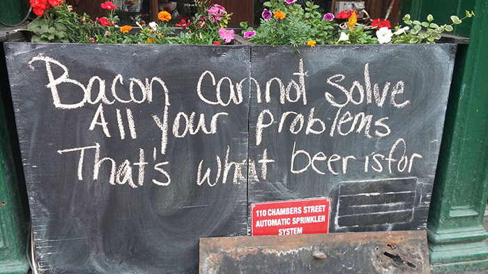 Awesome Sign Outside Of A Bar