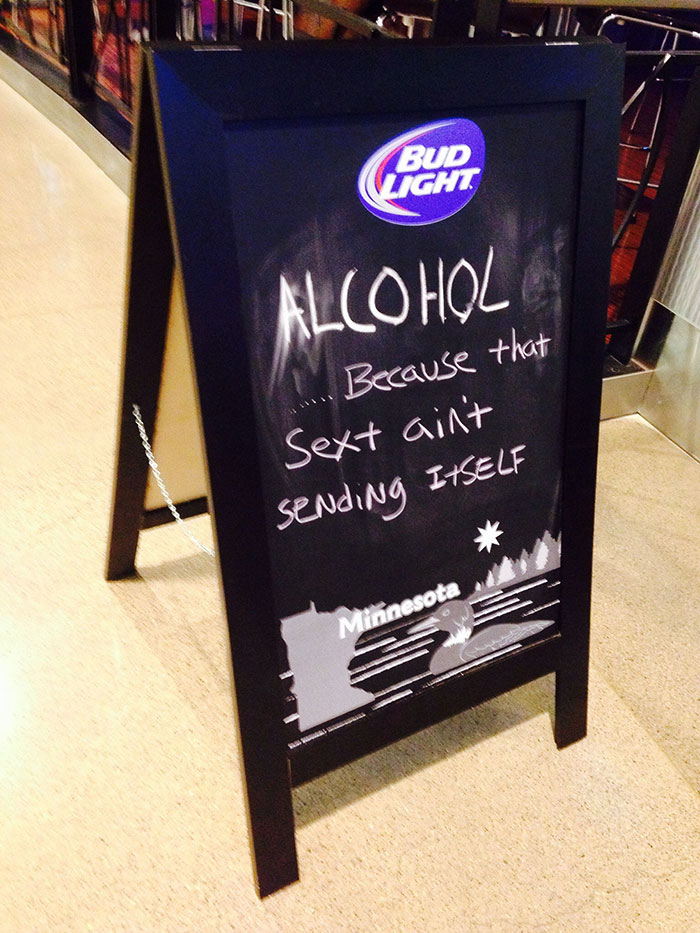 Sign At My Local Bar