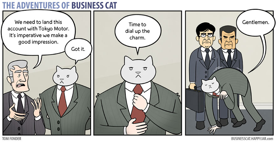 The Adventures Of Business Cat