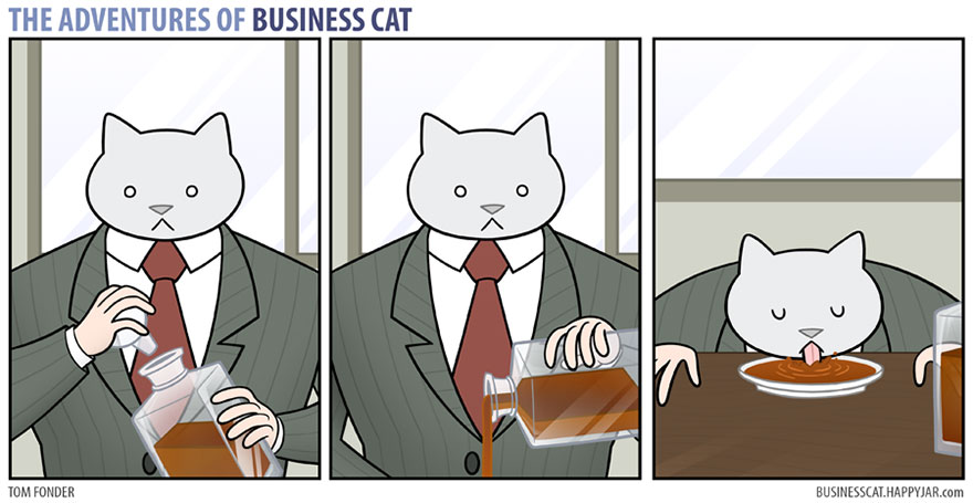 The Adventures Of Business Cat
