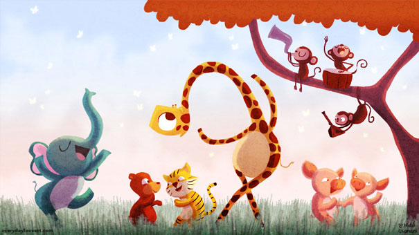 animal-illustrations-children-9 animal-illustrations-children-9