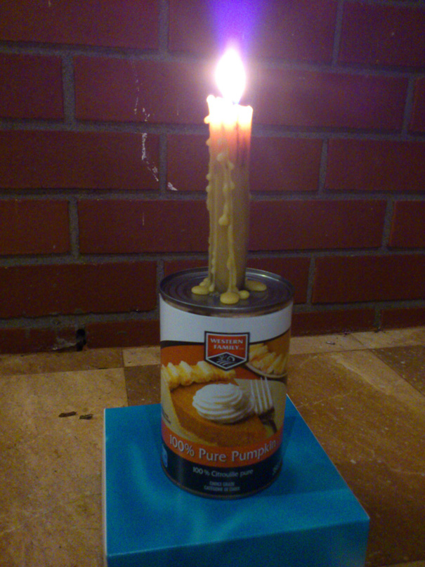 This Might Work, When You Don't Have A Candlestick