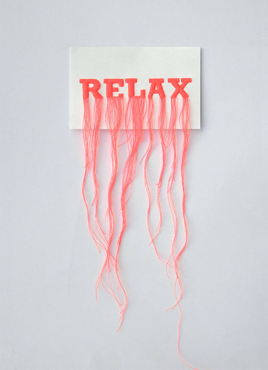 Embroidered Art That I Create On Paper