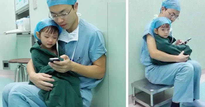 Heart Surgeon Calms Weeping 2-Year-Old Girl Before Heart Operation